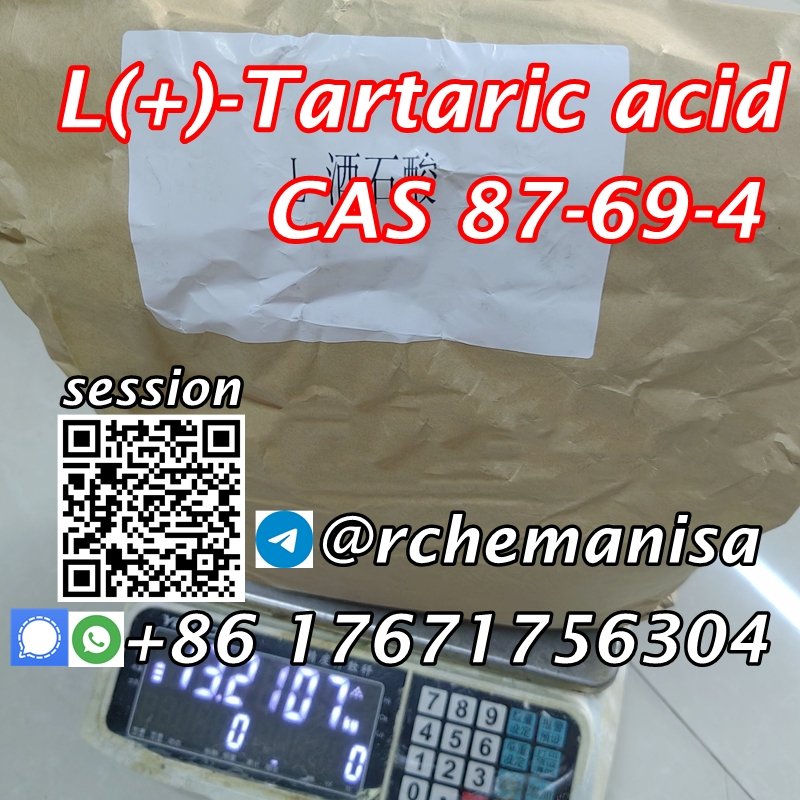 L(+)-Tartaric acid, cas 87-69-4, C4H6O6